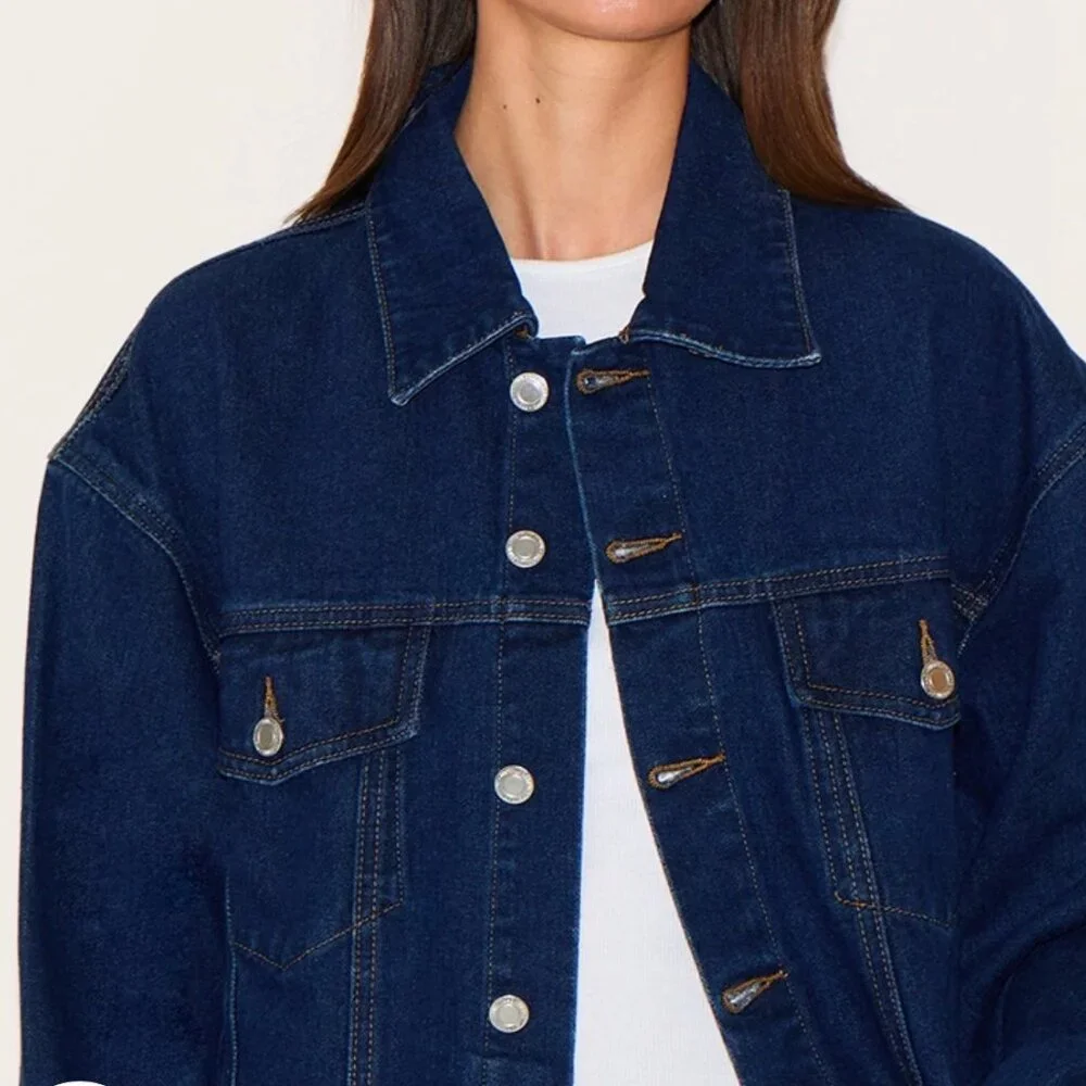 PrettyLittleThing Denim Jacket - Picture 2 of 3